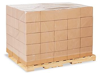 70 x 44 x 62" 3 Mil Clear Pallet Covers S-5114