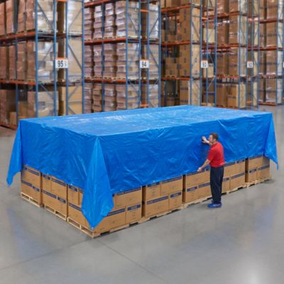 Standard Woven Poly Tarp - Blue, 20 x 30' S-5128