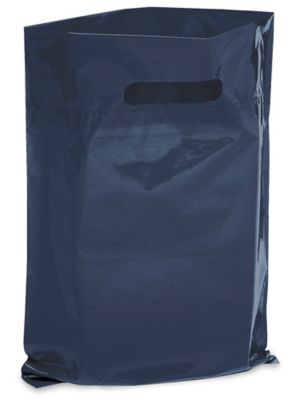 Die Cut Handle Bags - 9 x 12", Navy S-5137NB