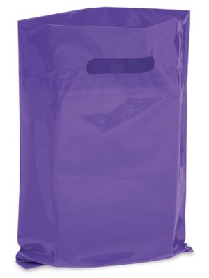 Uline plastic bags online with handles