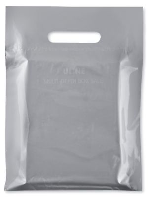 Uline die cut online handle bags