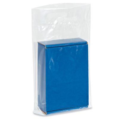 Die Cut Handle Bags - 11 x 15 x 3", Clear S-5138C