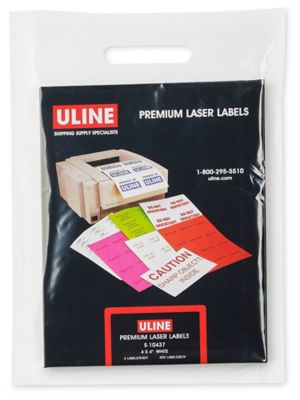 Uline die discount cut handle bags