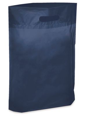 Die Cut Handle Bags - 11 x 15 x 3", Navy S-5138NB
