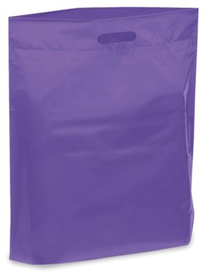 Bolsas de TNT pequeñas apaisadas asa troquelada 34x23+9 negra blanca azul  roja