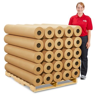 30 lb Kraft Paper Roll Skid Lot - 48" x 1,200' S-5157S