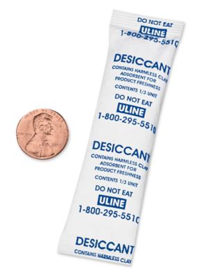 Tyvek&reg; Bag Clay Desiccants - Unit Size 1/3, 5 Gallon Pail S-5164