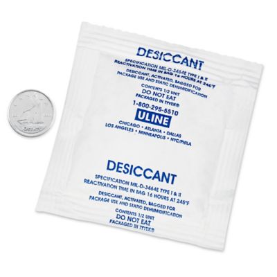Tyvek&reg; Bag Clay Desiccants - Unit Size 1/2, 5 Gallon Pail S-5165