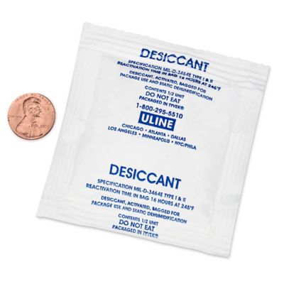 Tyvek&reg; Bag Clay Desiccants - Unit Size 1/2, 5 Gallon Pail S-5165