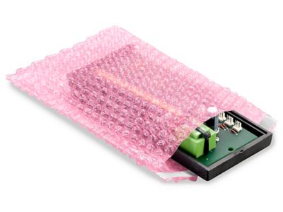 Anti-Static Bubble Bags - Self-Seal, 6 x 8 1/2 S-524 - Uline