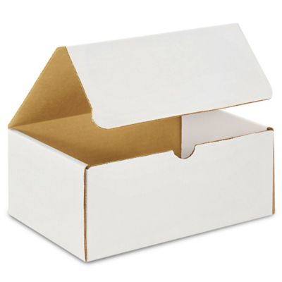 9 x 6 1/2 x 4" White Literature Mailers S-5262