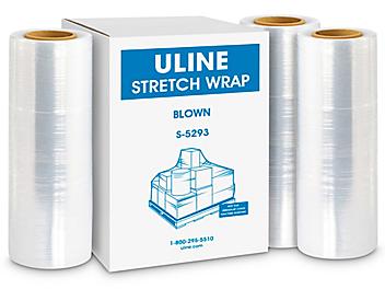 Uline Stretch Wrap - Blown, 60 gauge, 15" x 2,000' S-5293