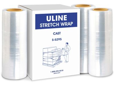Uline Stretch Wrap - Cast, 120 gauge, 15" x 1,000' S-5295