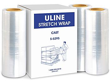 Uline Stretch Wrap - Cast, 120 gauge, 15" x 1,000' S-5295