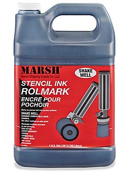 Rolmark Stencil Ink - 1 Gallon, Black S-530