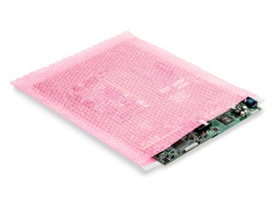 Pink Antistatic Bubble Bag