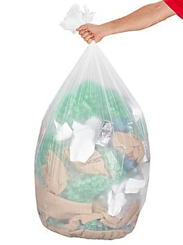 Uline Economy Trash Liners - Natural, 44-55 Gallon, .47 Mil S-5347
