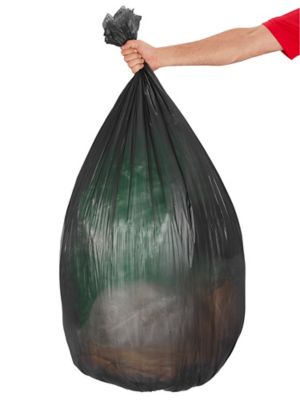 Bolsa plana negra para basura de uso general