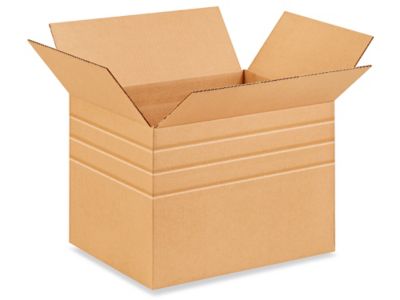 16 x 12 x 12" Multi-Depth Corrugated Boxes S-539