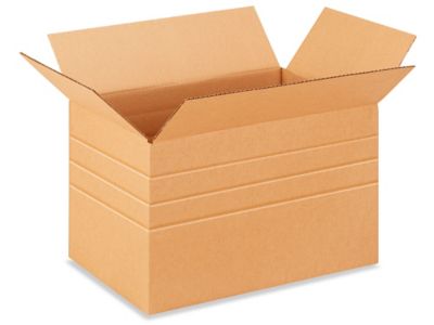 18 x 12 x 12" Multi-Depth Corrugated Boxes S-540