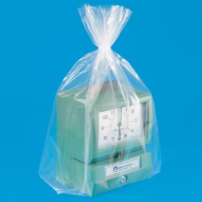 12 x 8 x 24" 3 Mil Gusseted Poly Bags S-5415