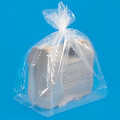 Dropship Pack Of 500 Jumbo Gusseted Poly Bags 12 X 8 X 24. Large Clear Bags  12x8x24. Thickness 1.5 Mil. Expandable Side Gusset Bags. Open Ended Bags  For Industrial; Food Service; Health