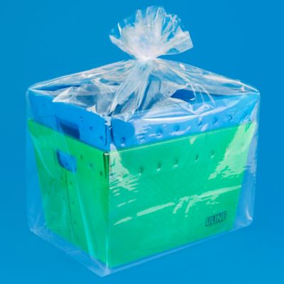 18 x 14 x 36" 3 Mil Gusseted Poly Bags S-5421