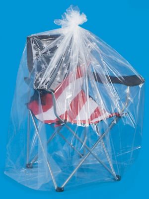 32 x 28 x 60" 2 Mil Gusseted Poly Bags S-5426