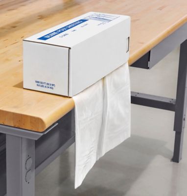 Boîte distributrice de film de polyéthylène transparent