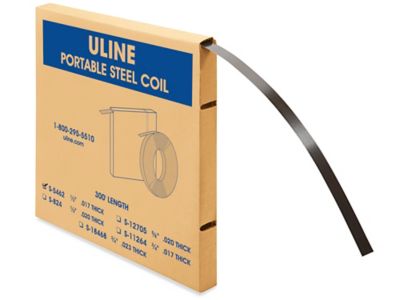 Portable Super Duty Steel Strapping Coil - 1/2 x .017 x 300' S-5462 -  Uline