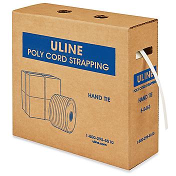Portable Polyester Cord Strapping in Dispenser Box - 3/8" x 1,125' S-5463