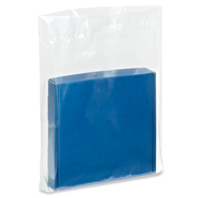 Die Cut Handle Bags - 18 x 19 x 3", Clear S-5477C