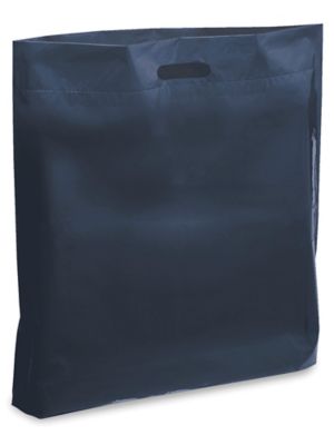 Die Cut Handle Bags - 18 x 19 x 3", Navy S-5477NB