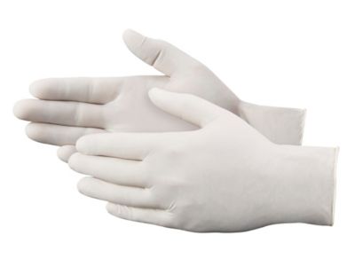 Uline Industrial Latex Gloves - Powdered, Large S-5491L