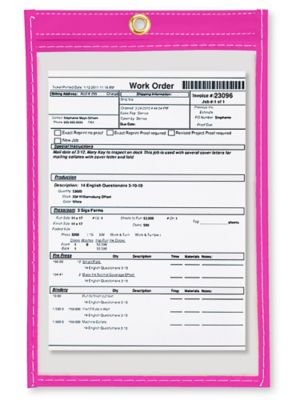 Job Ticket Holders - 5 x 8", Purple S-5497PUR