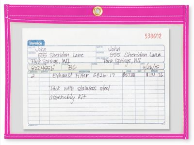 Job Ticket Holders - 9 x 6", Purple S-5511PUR