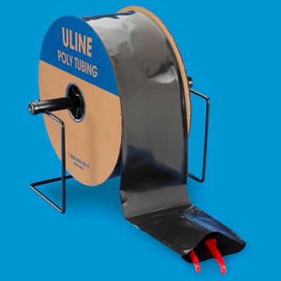 Black Poly Tubing Roll - 6 Mil, 6" x 1,000' S-5527