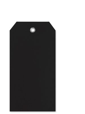 Plastic Tags - 4 3/4 x 2 3/8", Black S-5544BL