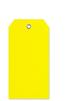 Plastic Tags - 4 3/4 x 2 3/8", Yellow S-5544Y
