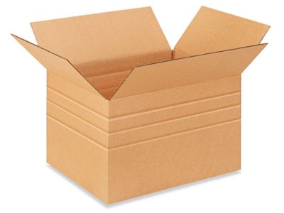 18 x 14 1/2 x 12" Multi-Depth Corrugated Boxes S-559