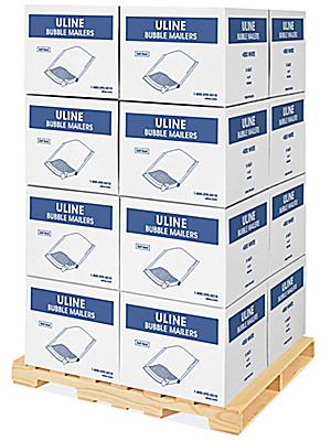 ULINE Bubble Mailer Size 4x8 Self-Seal Shipping Envelopes 10