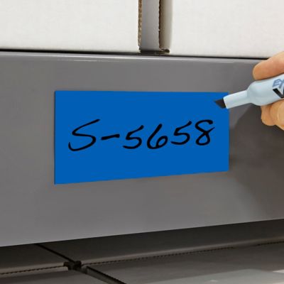 Magnetic Labels on a Roll - Blue, 2" x 200' S-5658B