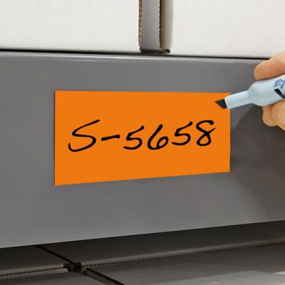 Magnetic Labels on a Roll - Orange, 2" x 200' S-5658O