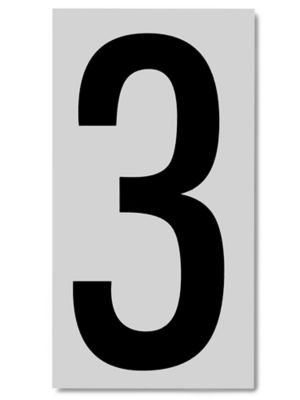 3 1/2" Vinyl Number Labels - "3" S-5662-3