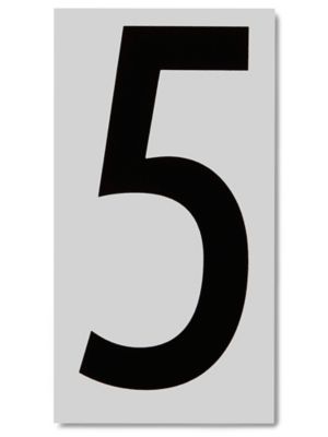 3 1/2" Vinyl Number Labels - "5" S-5662-5