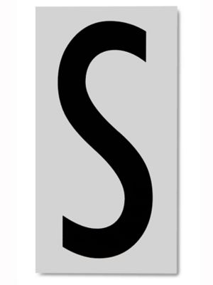 3 1/2" Vinyl Letter Labels - "S" S-5663-S