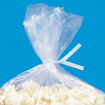  Liens torsadés prédécoupés en plastique – 4 po