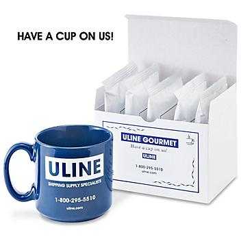 Uline Gourmet Coffee and Mug Set S-5677