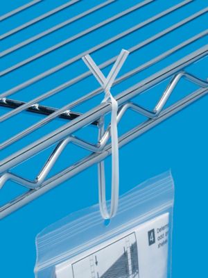 Plastic Pre-Cut Twist Ties - 5, White S-3810W - Uline