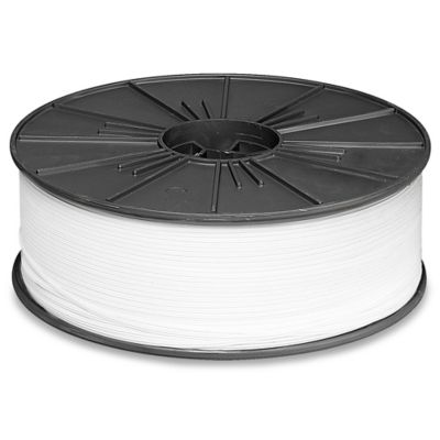 Plastic Pre-Cut Twist Ties - 5, White S-3810W - Uline